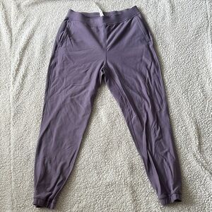 Lululemon Adapted State High Rise Fleece Jogger Full Length Size 8 Purple Ash